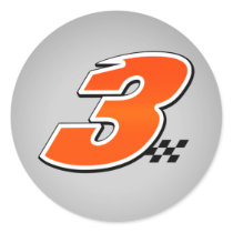 Number 3 - Sticker
