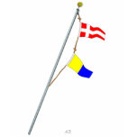 Number 45 Nautical Signal Flag Hoist t-shirts