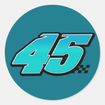 Number 45 - Sticker