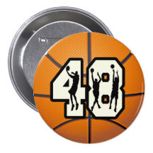Number 48 Basketball Pins