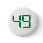 Number – 49 pinback button