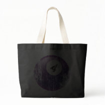 NUMBER 4 BILLIARDS BALL - ERODED AND AGED STYLE TOTE BAG