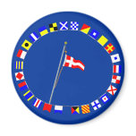 Number 4 Nautical Signal Flag Hoist magnets