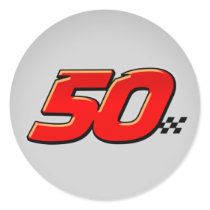 Number 50 - Sticker