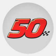 Number 50 - Sticker