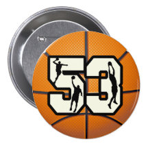 Number 53 Basketball Pins