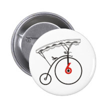 Number 6 Villager Badge Button