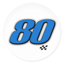 Number 80 - Sticker
