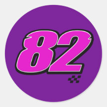 Number 82 - Sticker