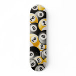 NUMBER 8 & 9 BILLIARDS BALLS skateboards