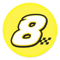 Number 8 - Sticker