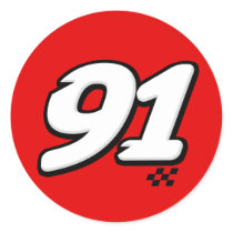 Number 91 - Sticker
