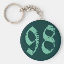 Number 98 key chain