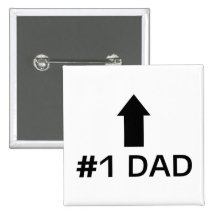 Number One Dad Buttons
