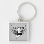 Number One Dad Key Chain