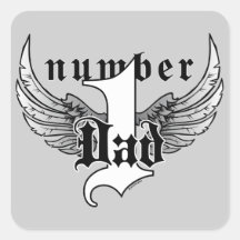 Number One Dad Sticker