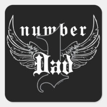 Number One Dad Sticker II