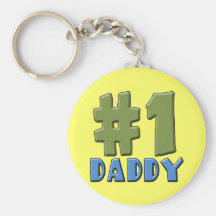 Number One Daddy Products Key Chains