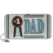 Number One Dad's Father's Day Doodle Speaker