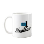 Number One GodDad Coffee Mugs