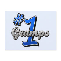 Number One Gramps Post Card
