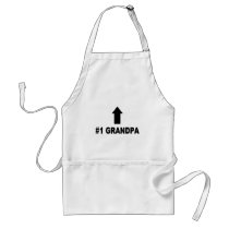 Number One Grandpa Aprons