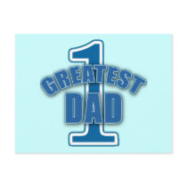 Number One Greatest Dad Products Post Cards