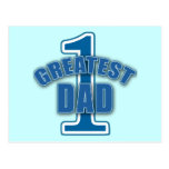 Number One Greatest Dad Products Post Cards