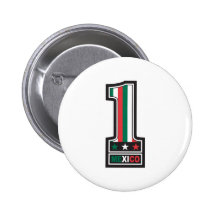 Number One Mexico Button