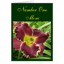 Number One Mom Card