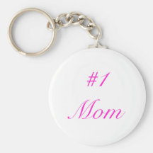 number one mom key chain