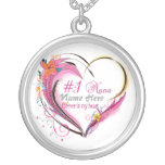 Number One Nana Heart  Necklace