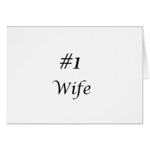 number one wife cards