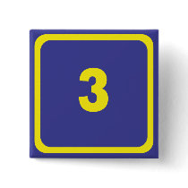 number three pins