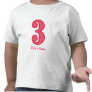 number three girl, Child's Name T-shirt