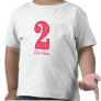 number two girl, Child's Name Shirts