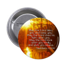 NUMBERS 6:24 BIBLE VERSE - MAY THE LORD BLESS YOU PIN
