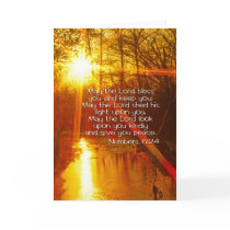 NUMBERS 6:24 BIBLE VERSE - MAY THE LORD BLESS YOU
