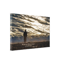 Numbers 6:25 The Lord make His face shine upon you Stretched Canvas Prints