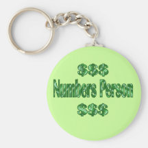 Numbers Person Key Chain