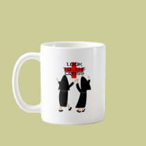 Nun Gifts "Look to the Cross" mugs