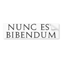 Nunc Est Bibendum Bumper Sticker