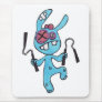 Nunchaku Rabbit Mousepad