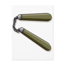 Nunchucks Post Cards