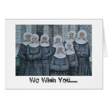 Nuns at Mercyhurst College Card
