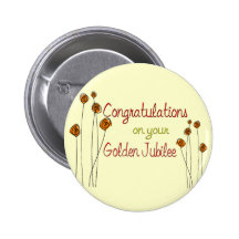 Nuns Golden Jubilee (50th Anniversary) Gifts Buttons