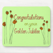 Nuns Golden Jubilee (50th Anniversary) Gifts Mousepads