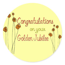 Nuns Golden Jubilee (50th Anniversary) Gifts Stickers