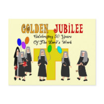 Nuns Golden Jubilee Gifts Postcard