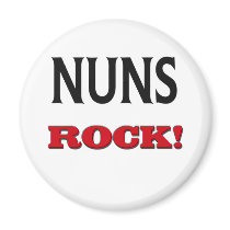 Nuns Rock Fridge Magnet
